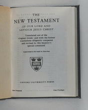 Load image into Gallery viewer, New Testament of Our Lord and Saviour Jesus Christ. Oxford University Press. 1994.
