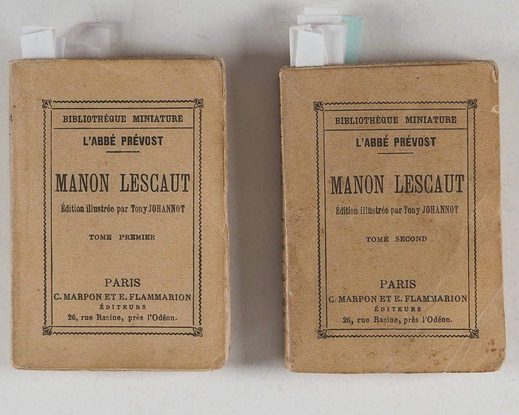 Prévost, L'Abbé. Manon Lescaut. C. Marpon et E. Flammarion. 26, rue Racine, près l'Odéon. Paris. [1892].