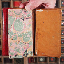 Load image into Gallery viewer, Georgian Almanack 1790-PROVENANCE NATHANIEL JARMAN- IN CONTEMPORARY RED LEATHER CASED POCKETBOOK.
