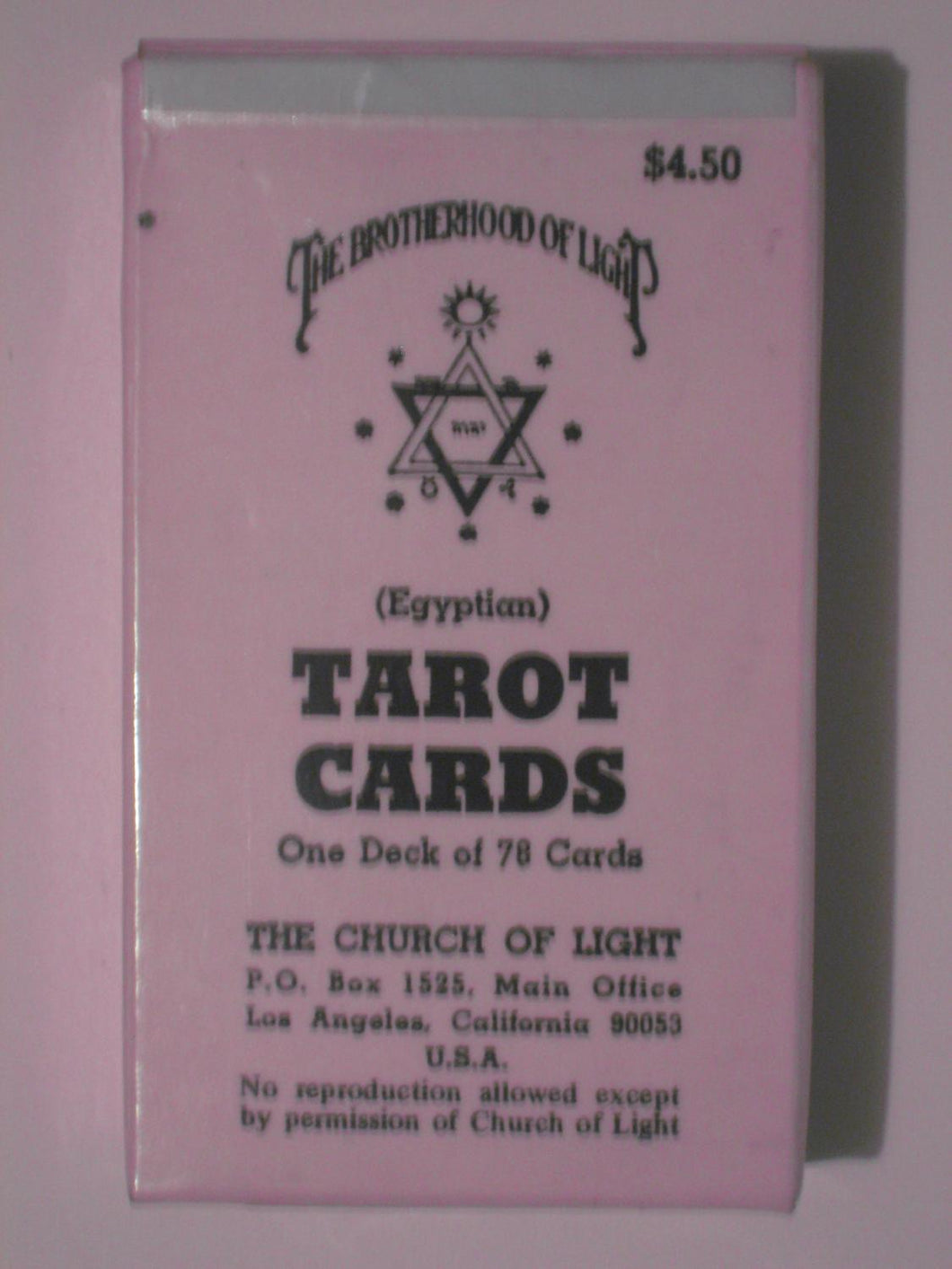 Egyptian Tarot Cards