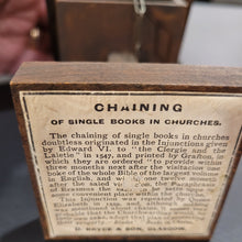 Load image into Gallery viewer, Chained Bible in Original Box (c. 1901)        The Holy Bible Containing the Old and New Testaments. Published by David Bryce and Son, Glasgow. 1901.
