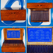 Load image into Gallery viewer, Shakespeare, William. HANDY-VOLUME SHAKESPEARE. In superb, original oak box. Published by Bradbury, Agnew, &amp; Co., London, 1873. Condition: Fine. Hardcover
