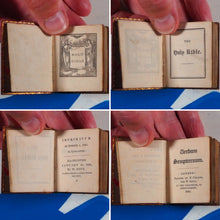 Load image into Gallery viewer, Thumb Bible. Verbum Sempiternum.&gt;&gt;RARE MINIATURE EDITION&lt;&lt; Publication Date: 1818 Condition: Very Good. &gt;&gt;MINIATURE BOOK&lt;&lt;
