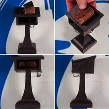 Load image into Gallery viewer, Holy Bible Containing the Old and New Testaments. Chained Bible and Lectern.&gt;&gt;MINIATURE BOOK&lt;&lt; Publication Date: 1901 Condition: Good
