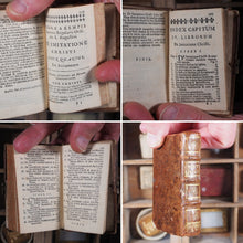 Load image into Gallery viewer, Imitation of Christ. Thomae a Kempis canonici regularis ordinis S.Augustini De Imitatione Christi Libri Quatuor recensiti ad finem autographi anni 1441. THOMAS A KEMPIS Publication Date: 1740 CONDITION: VERY GOOD [MINIATURE BOOK-Imitation of Christ]
