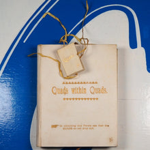 Load image into Gallery viewer, Tuer, Andrew W. (editor). Quads for Authors, Editors, &amp; Devils. &gt;&gt;MINIATURE&lt;&lt; Publication Date: 1884 Condition: Very Good. &gt;&gt;MINIATURE BOOK&lt;&lt;
