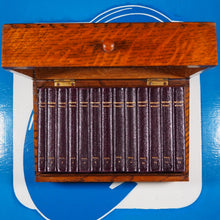 Load image into Gallery viewer, Shakespeare, William. HANDY-VOLUME SHAKESPEARE. In superb, original oak box. Published by Bradbury, Agnew, &amp; Co., London, 1873. Condition: Fine. Hardcover
