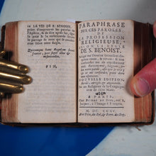 Load image into Gallery viewer, La Regle du Pere S. Benoist.Avec l&#39;Abrege de la vie &amp; une Paraphrase sur les Paroles de la Profession Religieuse. Nouvelle edition. Benedictus, Saint [Abbot of Monte Cassino]. Publication Date: 1715 CONDITION: VERY GOOD
