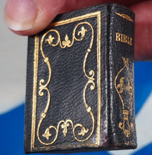 Load image into Gallery viewer, Bible in Miniature or a Concise History of both Testaments. &gt;&gt;MINIATURE BOOK/THUMB BIBLE&lt;&lt; Publication Date: 1845 CONDITION: VERY GOOD
