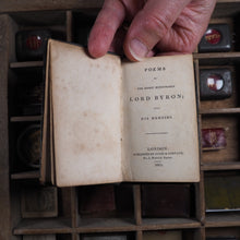 Load image into Gallery viewer, Byron, Lord George. Poems by the Right Honourable Lord Byron with his memoirs. &gt;&gt;MINIATURE POETS &amp; CLASSICS EDITION&lt;&lt; Publication Date: 1825 CONDITION: VERY GOOD
