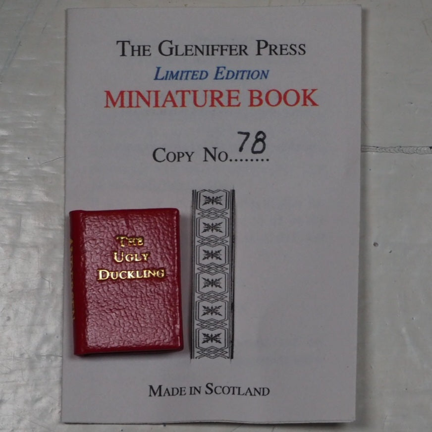 Anderson, Hans Christian. Ugly Duckling. ISBN 10: 0906005329 / ISBN 13: 9780906005323 Published by Gleniffer Press, Wigtown, 1997. Used Condition: As New. Hardcover. >>MINIATURE BOOK<<