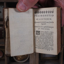 Load image into Gallery viewer, Imitation of Christ. Thomae a Kempis canonici regularis ordinis S.Augustini De Imitatione Christi Libri Quatuor recensiti ad finem autographi anni 1441. THOMAS A KEMPIS Publication Date: 1740 CONDITION: VERY GOOD [MINIATURE BOOK-Imitation of Christ]
