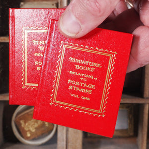 Levitan, Kalman L. Miniature books relating to postage stamps. Levitan, Kalman. >>ASSOCIATION COPY<< Publication Date: 1983 CONDITION: NEAR FINE