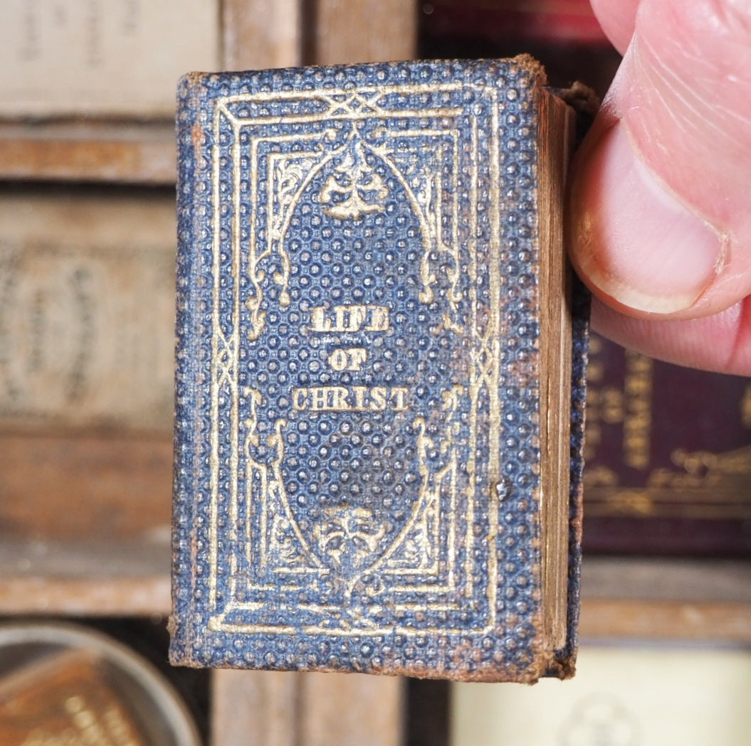 Life of Christ.   S.D Ewins & Son. 9 , Ave Maria Lane. [London]. Circa 1845 >>VARIANT PETTER'S DIAMOND MINIATURE BOOK<<