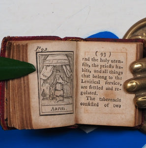 Bible in minuiture [sic] or a concise history of Old & new Testaments Bible in minuiture or a concise history of Old & new Testaments. Publication Date: 1780 Condition: Very Good. >>MINIATURE BOOK<<
