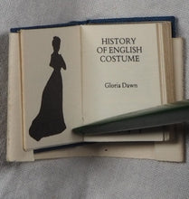 Load image into Gallery viewer, History of English Costume&gt;&gt;MICRO MINIATURE BOOK&lt;&lt; Publication Date: 1985 Condition: Near Fine
