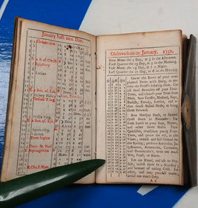 Rider's British Merlin : for the year of our Lord God 1752. Compiled for his Country's Benefit, by Cardanus Rider. Publication Date: 1752 Condition: Good