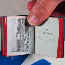 Load image into Gallery viewer, Thumb Confession Book. Publication Date: 1885 Condition: Very Good. &gt;&gt;MINIATURE BOOK&lt;&lt;
