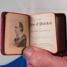 Load image into Gallery viewer, Goldsmith, Oliver. Vicar of Wakefield &gt;&gt;MINIATURE BOOK&lt;&lt; Publication Date: 1900 Condition: Very Good. Binding Variant B. &gt;&gt;MINIATURE BOOK&lt;&lt;
