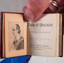 Load image into Gallery viewer, Goldsmith, Oliver. Vicar of Wakefield &gt;&gt;MINIATURE BOOK&lt;&lt; Publication Date: 1900 Condition: Very Good. Binding Variant C. &gt;&gt;MINIATURE BOOK&lt;&lt;
