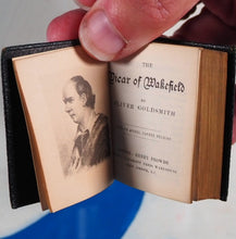 Load image into Gallery viewer, Goldsmith, Oliver. Vicar of Wakefield &gt;&gt;MINIATURE BOOK&lt;&lt; Publication Date: 1900 Condition: Very Good. Binding Variant C. blue. &gt;&gt;MINIATURE BOOK&lt;&lt;
