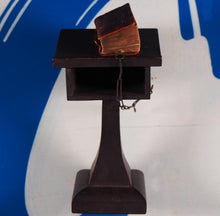 Load image into Gallery viewer, Holy Bible Containing the Old and New Testaments. Chained Bible and Lectern.&gt;&gt;MINIATURE BOOK&lt;&lt; Publication Date: 1901 Condition: Good
