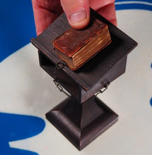 Load image into Gallery viewer, Holy Bible Containing the Old and New Testaments. Chained Bible and Lectern.&gt;&gt;MINIATURE BOOK&lt;&lt; Publication Date: 1901 Condition: Good

