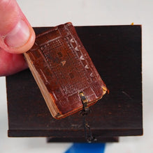 Load image into Gallery viewer, Holy Bible Containing the Old and New Testaments. Chained Bible and Lectern.&gt;&gt;MINIATURE BOOK&lt;&lt; Publication Date: 1901 Condition: Good
