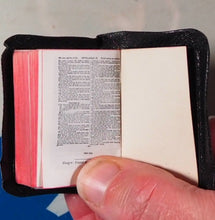 Load image into Gallery viewer, Holy Bible containing the Old and New Testaments.&gt;&gt;MINIATURE BOOK&lt;&lt; [MINIATURE COMPLETE HOLY BIBLE with SHAKESPEARE FAMILY RECORDS. Publication Date: 1919 Condition: Very Good.
