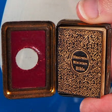 Load image into Gallery viewer, Holy Bible Containing The Old And New Testaments: Translated Out Of The Original Tongues &gt;&gt;MINIATURE BOOK&lt;&lt; Publication Date: 1901
