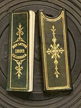 Load image into Gallery viewer, De La Rue&#39;s Improved Red Letter Calendar, Finger Shape. &gt;&gt;MINIATURE BOOK&lt;&lt;
